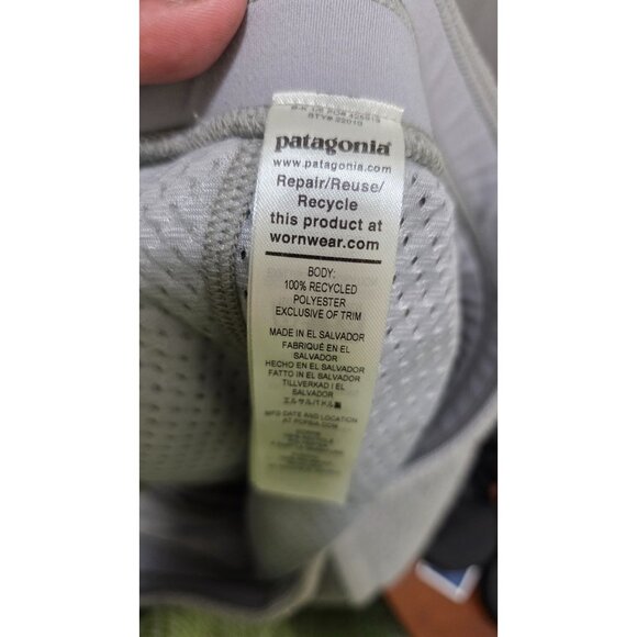 Patagonia Women's Gray Shearling Fleece Cropped Sweatpants Size L - Picture 7 of 7